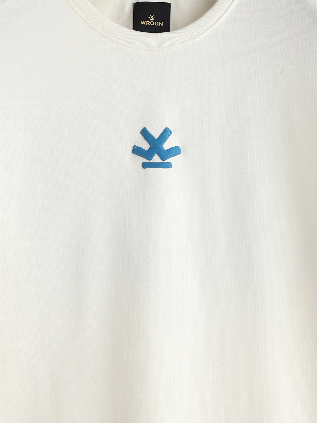 Puff Printed Oversized T-Shirt | Off White - Image 4