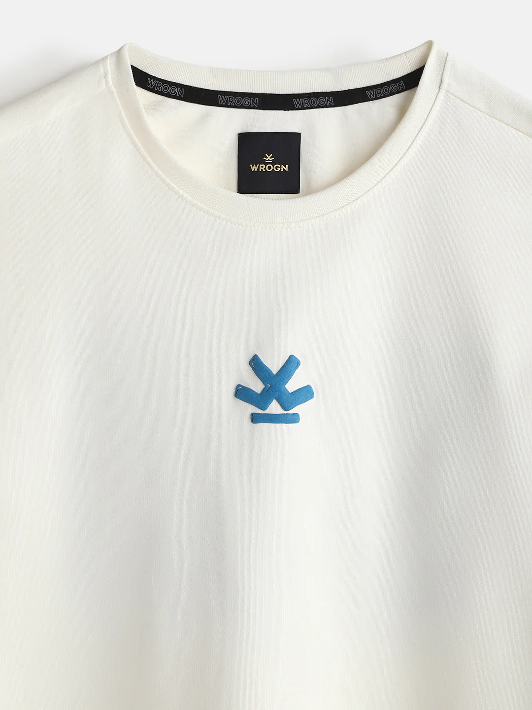 Puff Printed Oversized T-Shirt | Off White - Image 6
