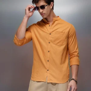 Men’s Casual Regular Fit Shirt | Brown