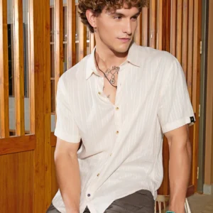 Light Weight Viscose Shirt | Off White